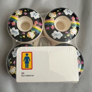 Sanrio X Girl 51mm Wheels in Black NWT